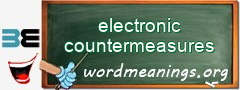 WordMeaning blackboard for electronic countermeasures